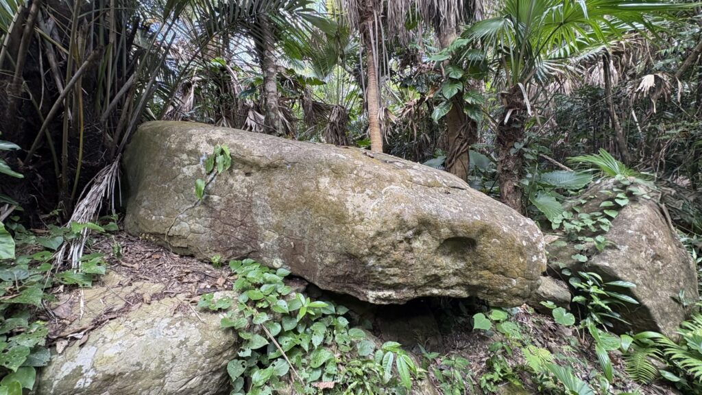 旅、旅行、与那国、与那国島、八重山、沖縄、磐座、岩、拝所、ハト、鳥、船、パパイヤ御嶽、知られざる、巨石、文明、巨石文明、失われた、探検、冒険、遺物、遺構、発見、好奇心、山、石造物、顔、蛇、女神、三女神、亀、海神、綿津見、太古、海底遺跡、海、ビーチ、気になる