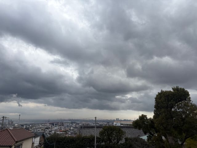 六甲　灘区　神戸市　兵庫県　見晴らし　厳島神社　