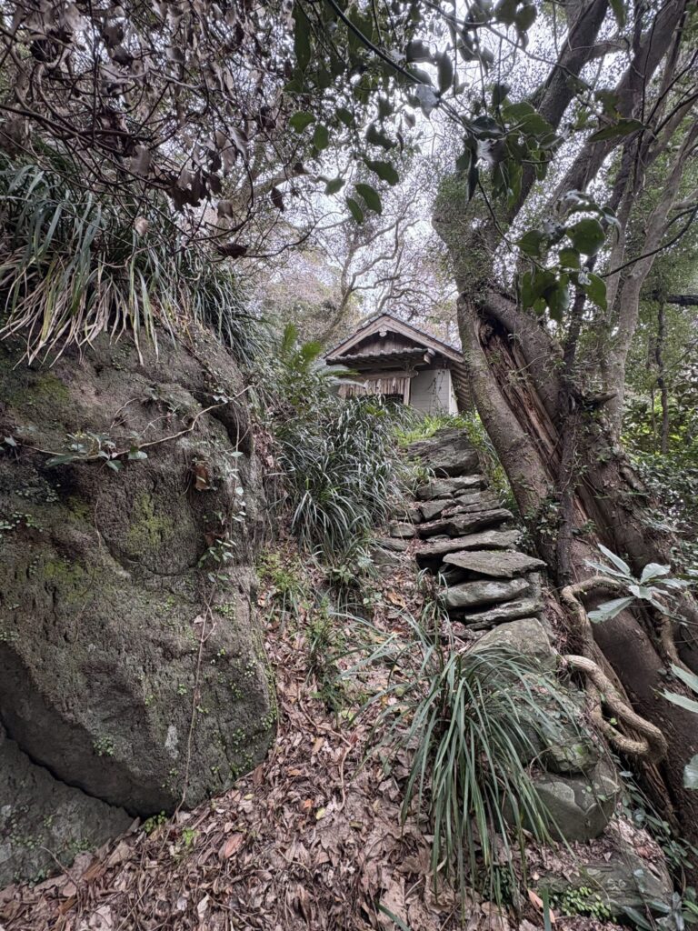 相島　高妻神社　石段　階段　参道