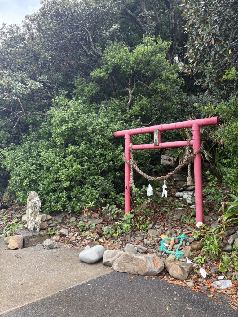 宮崎県 幸島 金毘羅神社 鳥居